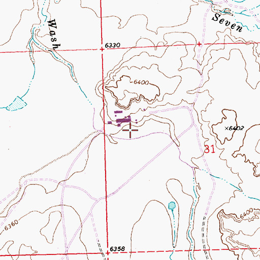 Topographic Map of 19-11-31-131-16 Water Well, NM