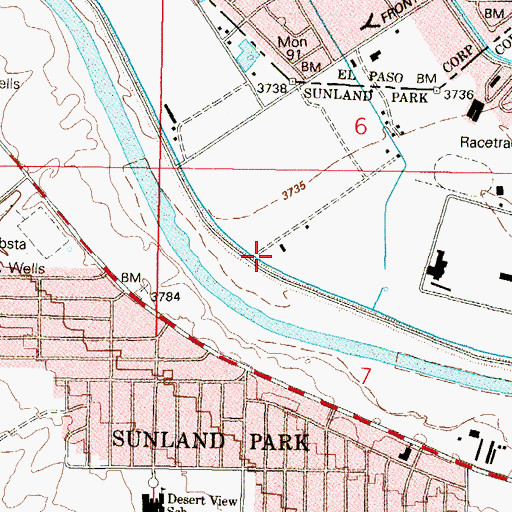 Topographic Map of U 66 Water Well, NM