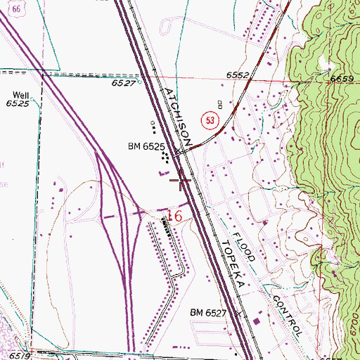 Topographic Map of 10045 Water Well, NM