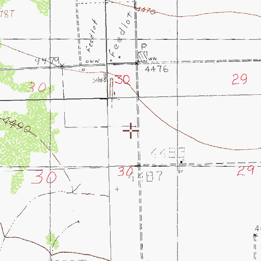 Topographic Map of Nelson Water Well, NM