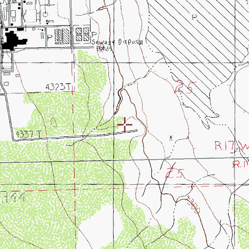 Topographic Map of Artesian Water Well, NM