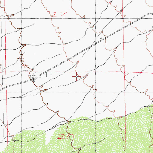 Topographic Map of Gold Hill Water Well, NM