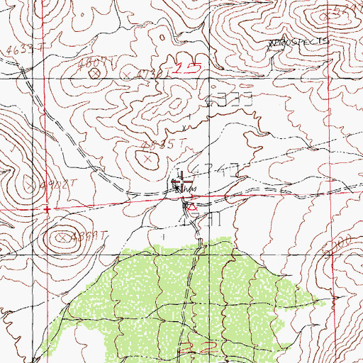 Topographic Map of C Ranch Water Well, NM