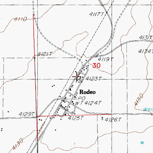 Topographic Map of Main Well South Water Well, NM
