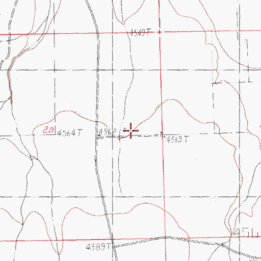 Topographic Map of 10145 Water Well, NM