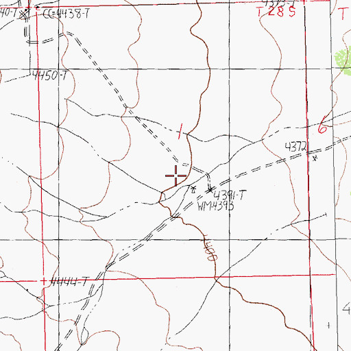 Topographic Map of 10348 Water Well, NM
