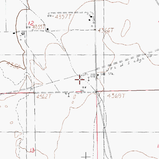 Topographic Map of 10135 Water Well, NM
