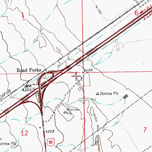 Topographic Map of 10042 Water Well, NM