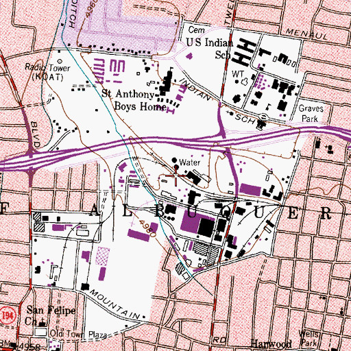 Topographic Map of Number 2 East Water Well, NM