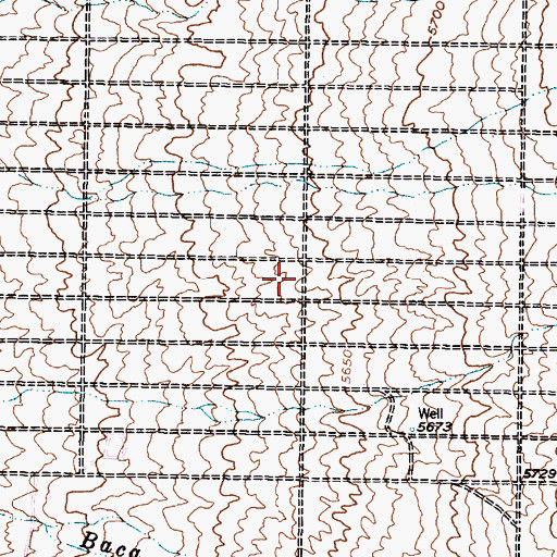 Topographic Map of Mott Water Well, NM