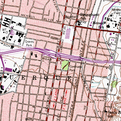 Topographic Map of Mainfield 19 Water Well, NM