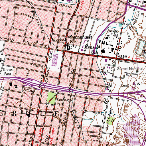 Topographic Map of Mainfield 14 Water Well, NM