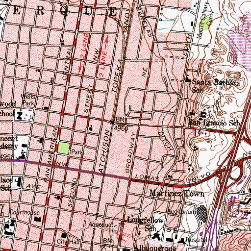 Topographic Map of Mainfield 3H Water Well, NM