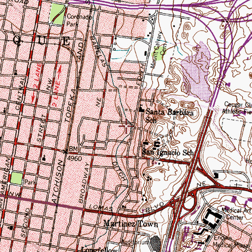 Topographic Map of Mainfield 6 Water Well, NM