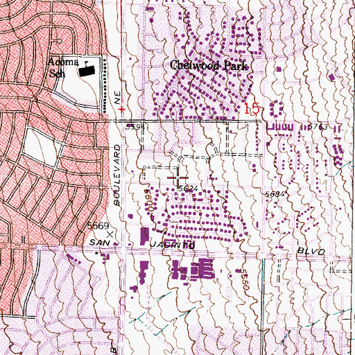 Topographic Map of Lomas 3 Water Well, NM