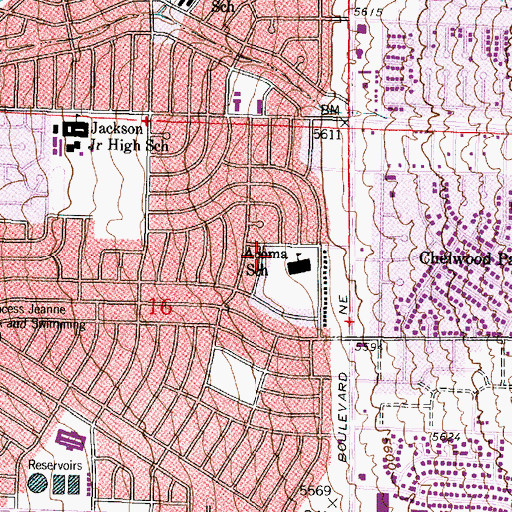 Topographic Map of Lomas 4 Water Well, NM