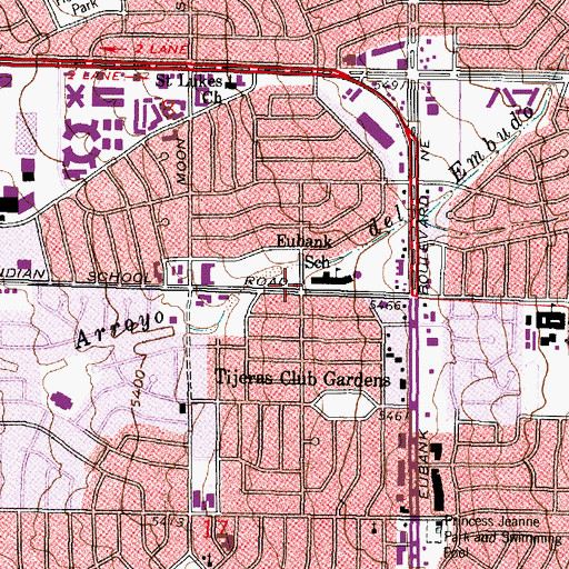 Topographic Map of Love 7 Water Well, NM