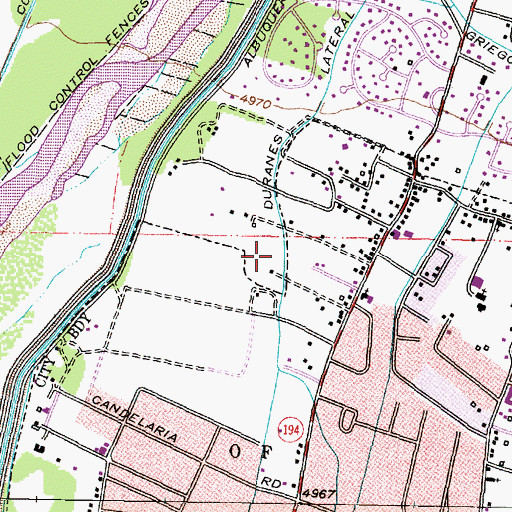 Topographic Map of Griegos 3 Water Well, NM