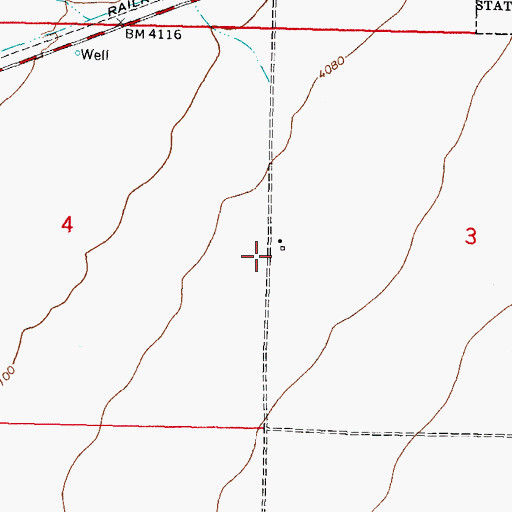 Topographic Map of 01108 Water Well, NM