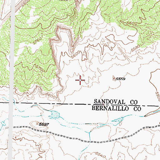 Topographic Map of WQ-7 Water Well, NM