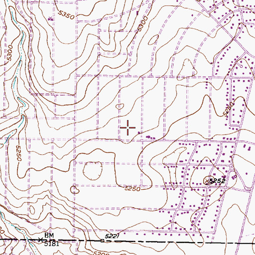 Topographic Map of 10014 Water Well, NM