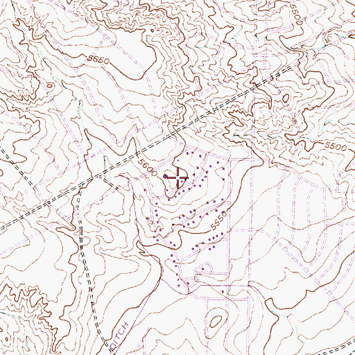 Topographic Map of Number 6 Water Well, NM