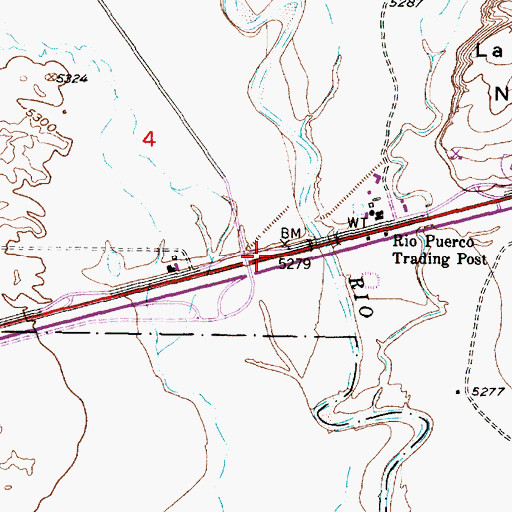 Topographic Map of 10150 Water Well, NM