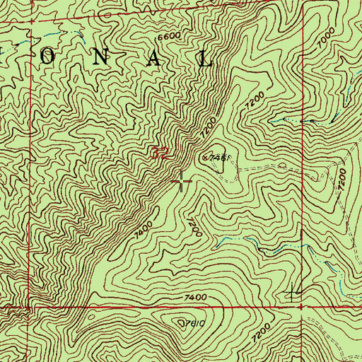 Topographic Map of 507 Water Well, NM