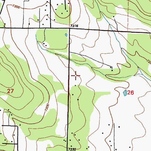 Topographic Map of 195 Water Well, NM