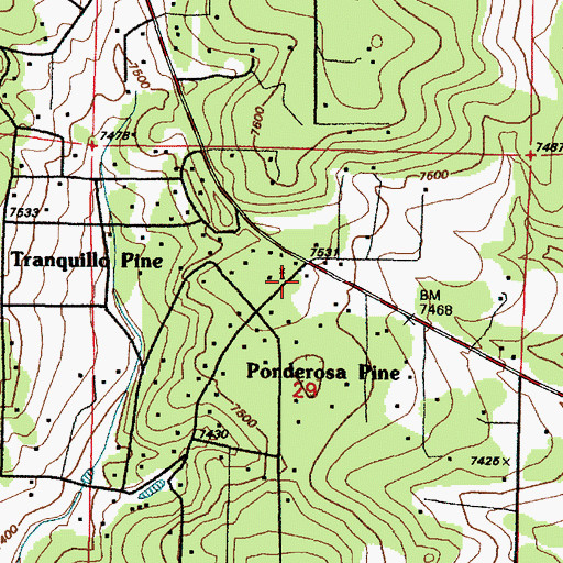 Topographic Map of 83 Water Well, NM