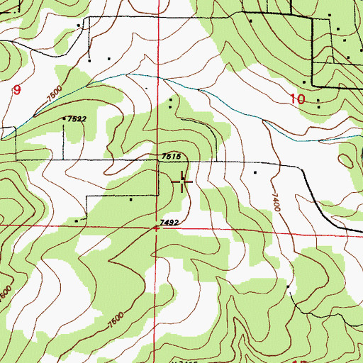 Topographic Map of 105 Water Well, NM
