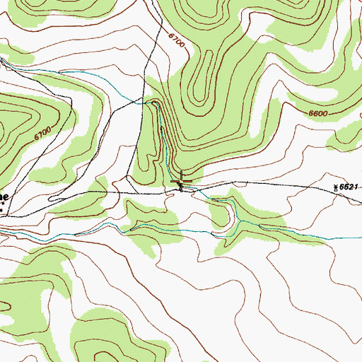 Topographic Map of 120 Water Well, NM