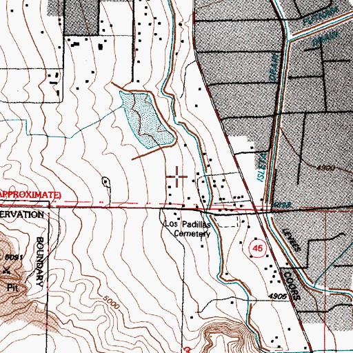 Topographic Map of 10011 Water Well, NM