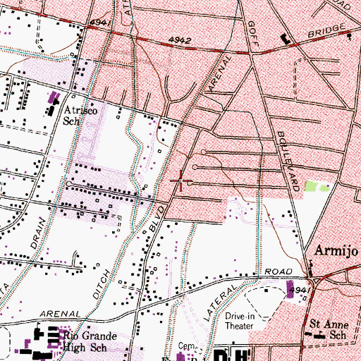 Topographic Map of 10021 Water Well, NM