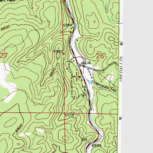 Topographic Map of 191 Water Well, NM
