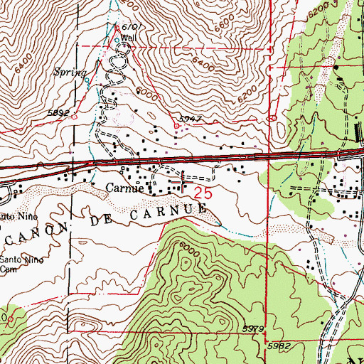 Topographic Map of 88 Water Well, NM