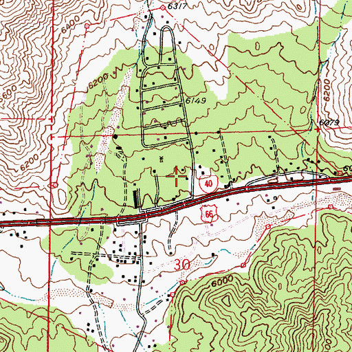 Topographic Map of 93 Water Well, NM