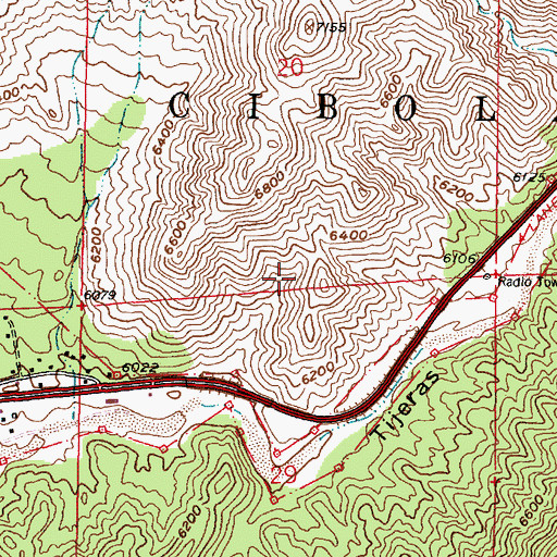 Topographic Map of 51 Water Well, NM