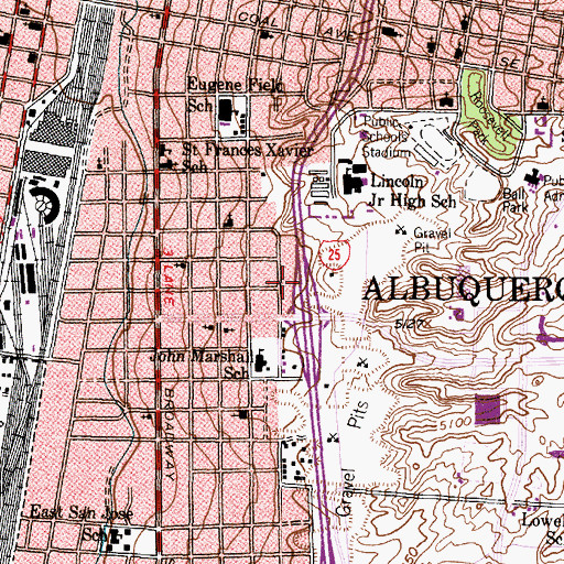 Topographic Map of 10028 Water Well, NM