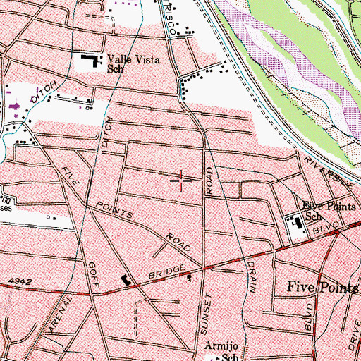 Topographic Map of 10019 Water Well, NM