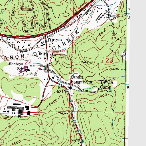 Topographic Map of 3 Water Well, NM