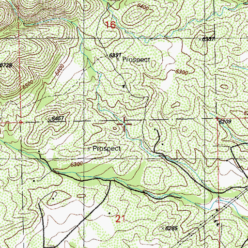 Topographic Map of 00989 Water Well, NM