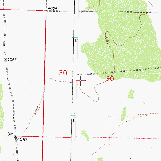 Topographic Map of 06052 Water Well, NM