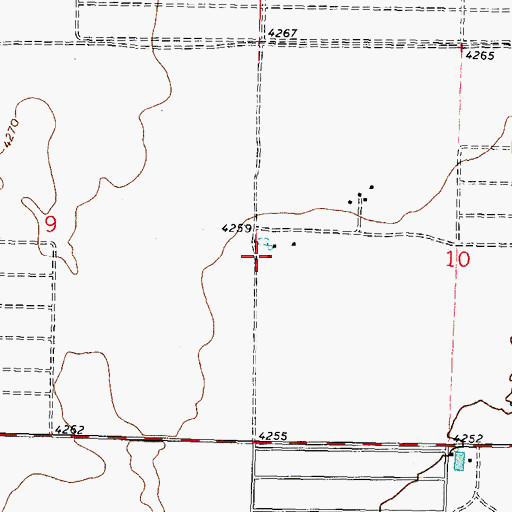 Topographic Map of 00682 Water Well, NM