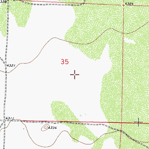 Topographic Map of 575 Water Well, NM
