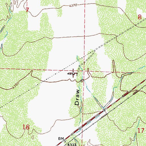 Topographic Map of 00026 Water Well, NM