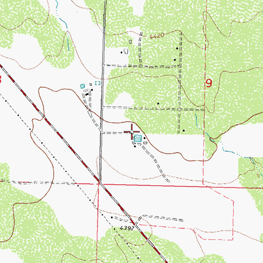 Topographic Map of 00084 Water Well, NM