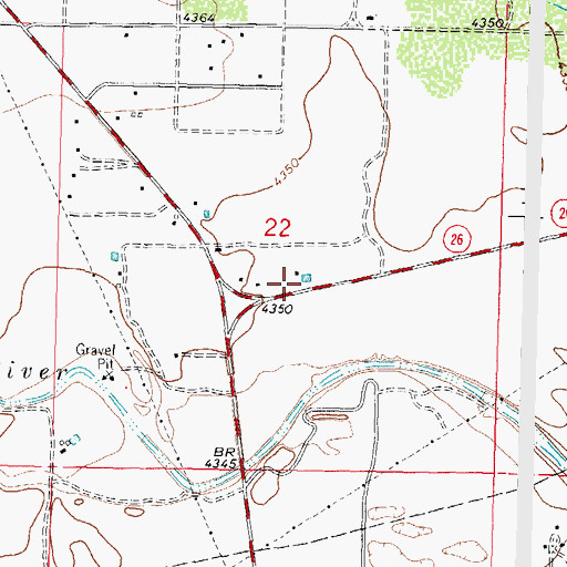 Topographic Map of M-277 Water Well, NM