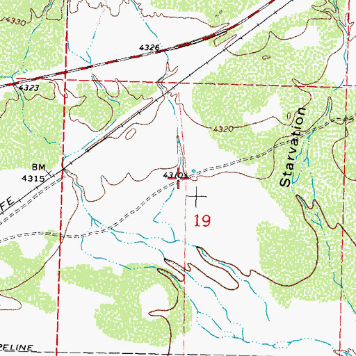 Topographic Map of 00027 Water Well, NM