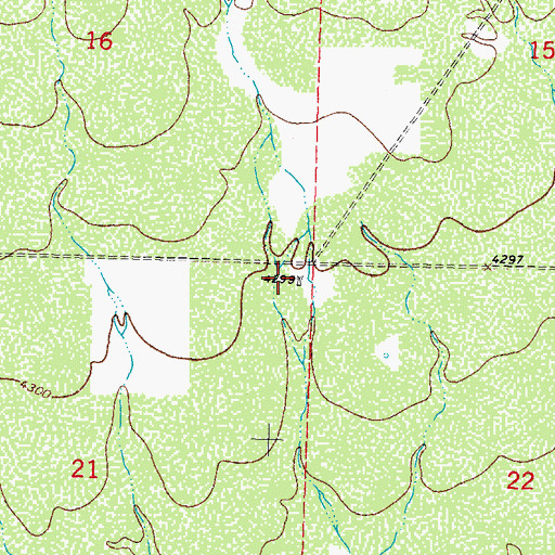 Topographic Map of 00028 Water Well, NM